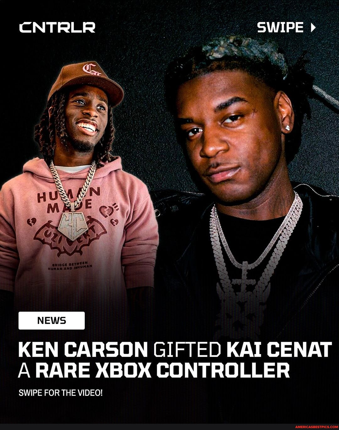 KaiCenat just got gifted one of Xbox Controllers from KenCarson Do you ...