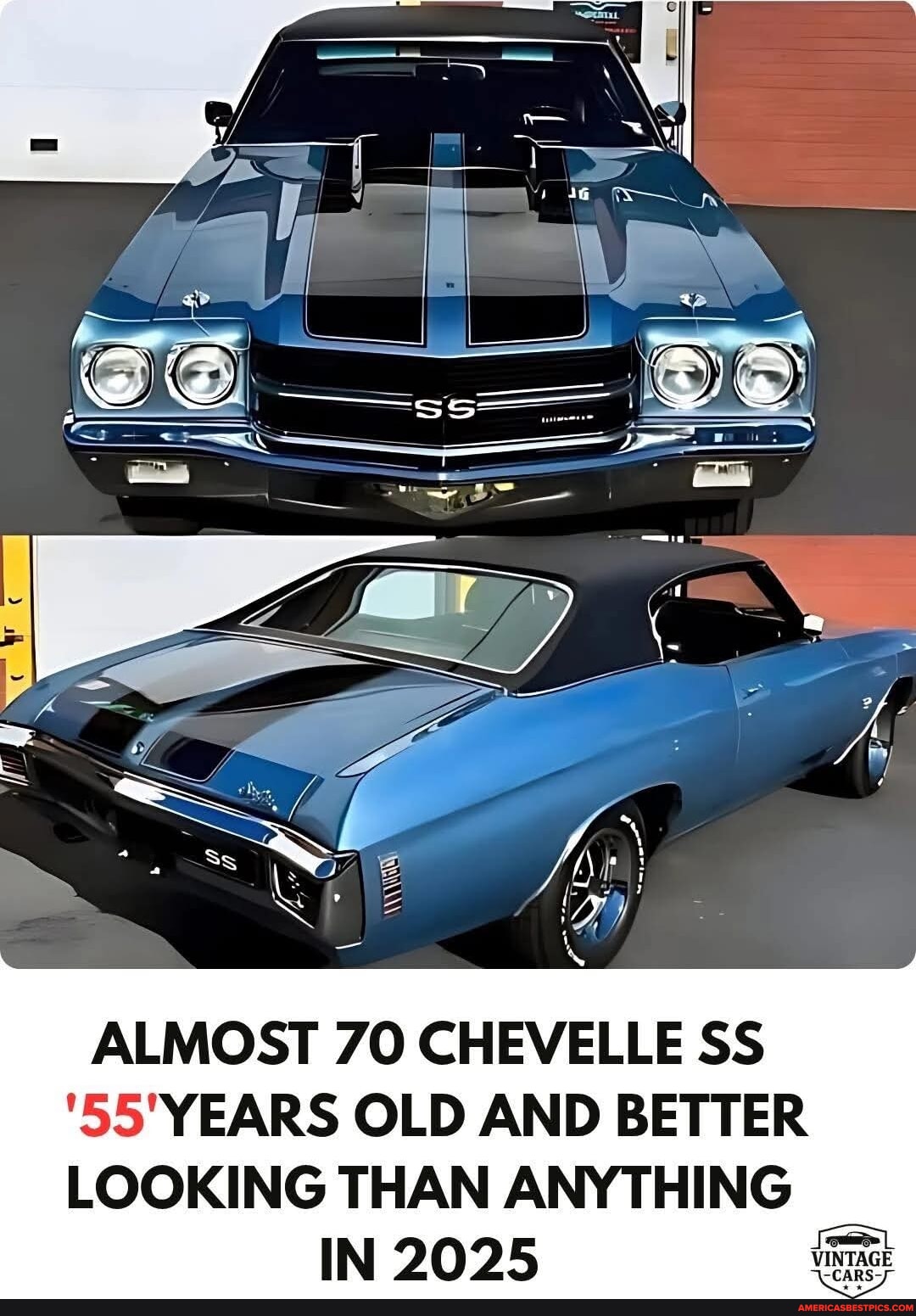ALMOST 70 CHEVELLE SS OLD AND BETTER LOOKING THAN ANYTHING IN 2025 ...
