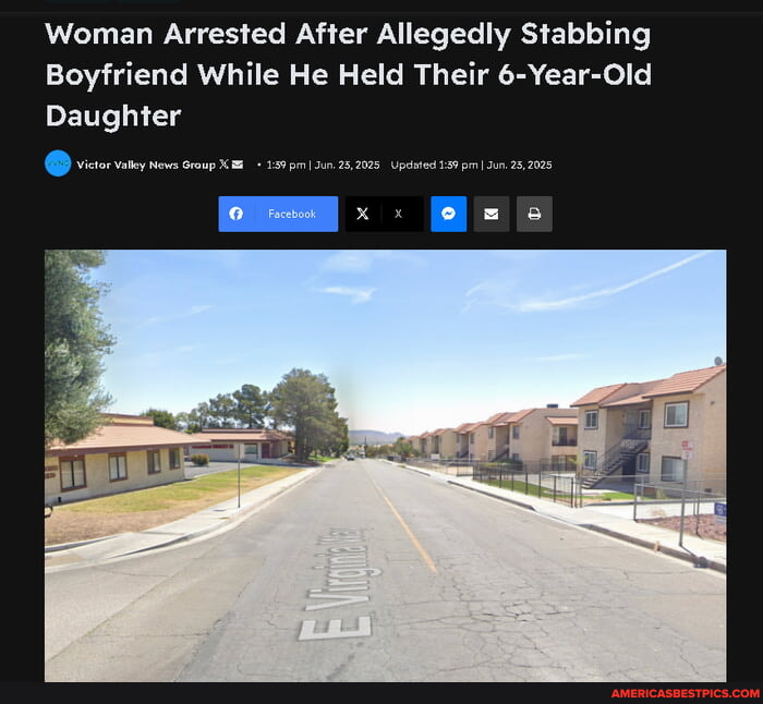 Woman Arrested After Allegedly Stabbing Boyfriend While He Held Their 6 ...