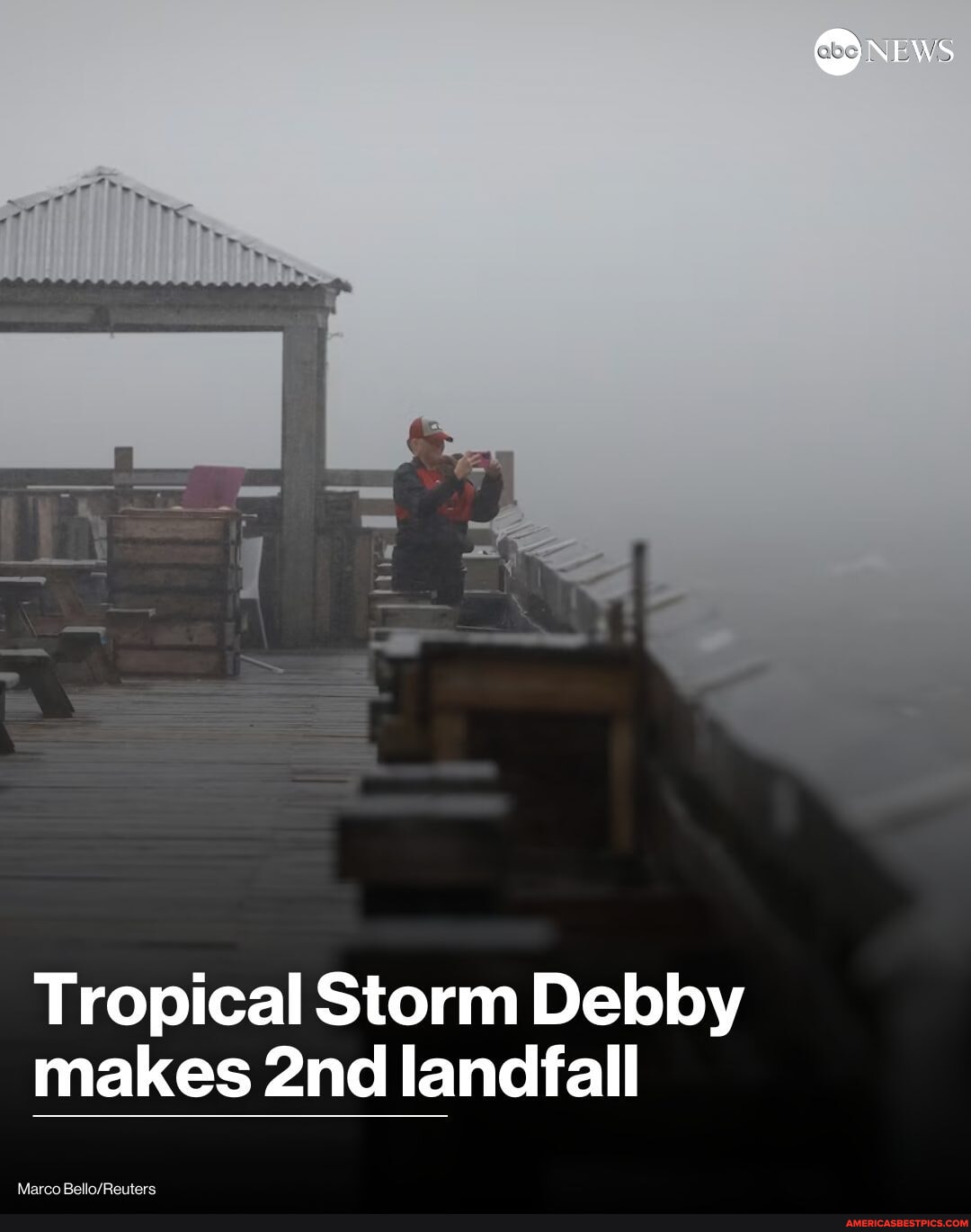 LATEST: Tropical Storm Debby made a second landfall early on Thursday ...