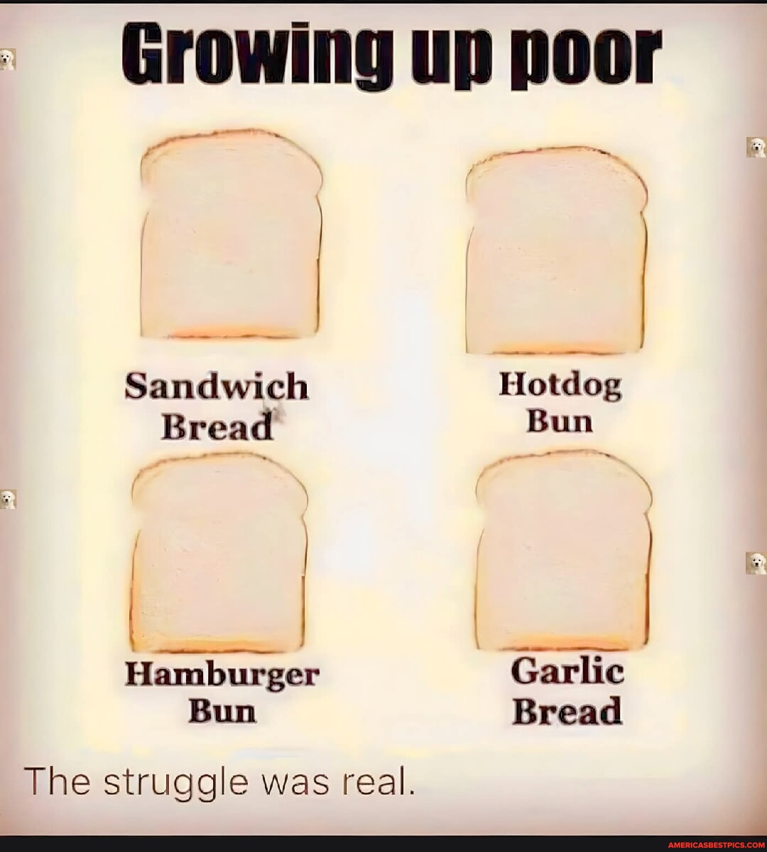 Growinguppoor I I Sandwich Hotdog Bread Bun I Hamburger Garlic Bun ...