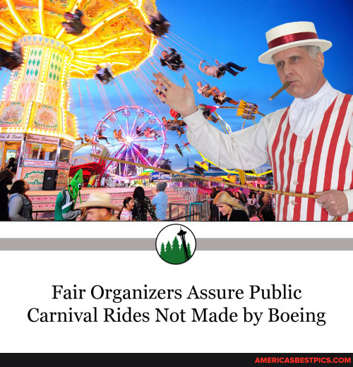After hearing rumors that some people think carnival rides arent safe ...
