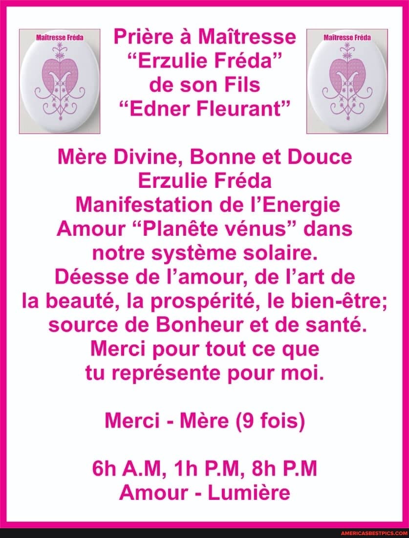 Priere a Maitresse 