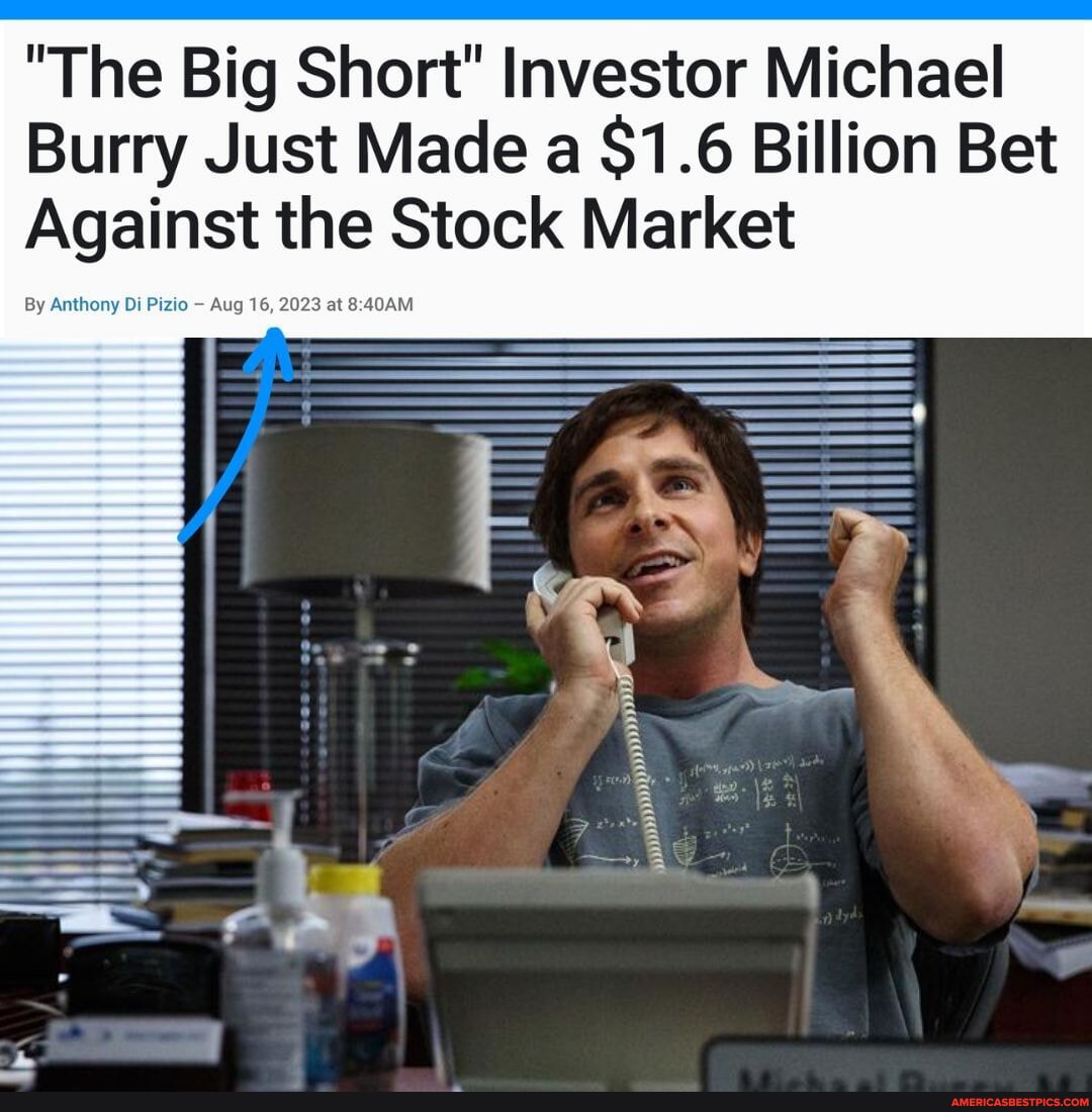 It looks like Burry wins again! The Nasdaq is almost down 10% from its ...