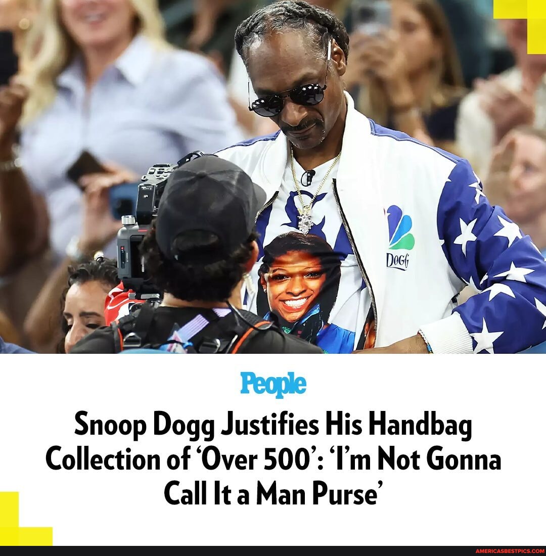 Handbag Head Rapper Snoop Dogg is opening up about his infatuation with handbags. In a new ...
