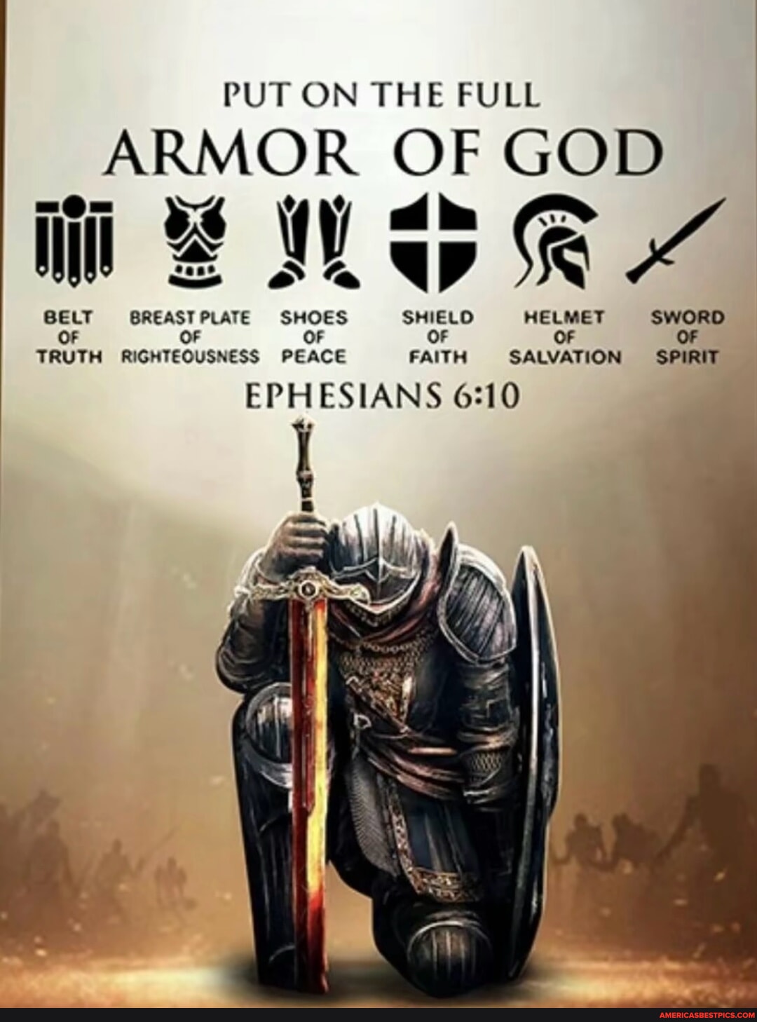 PUT ON THE FULL ARMOR OF GOD ii WEk 4 BELT BREASTPLATE SHOES SHIELO OF ...