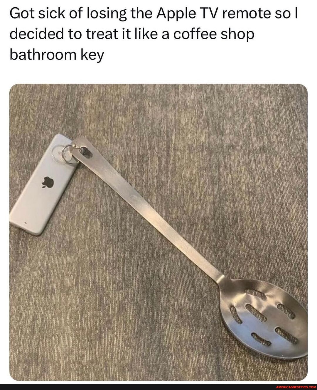 Great idea lol #funny #memes #explore #viral - Got sick of losing the Apple TV remote so I ...