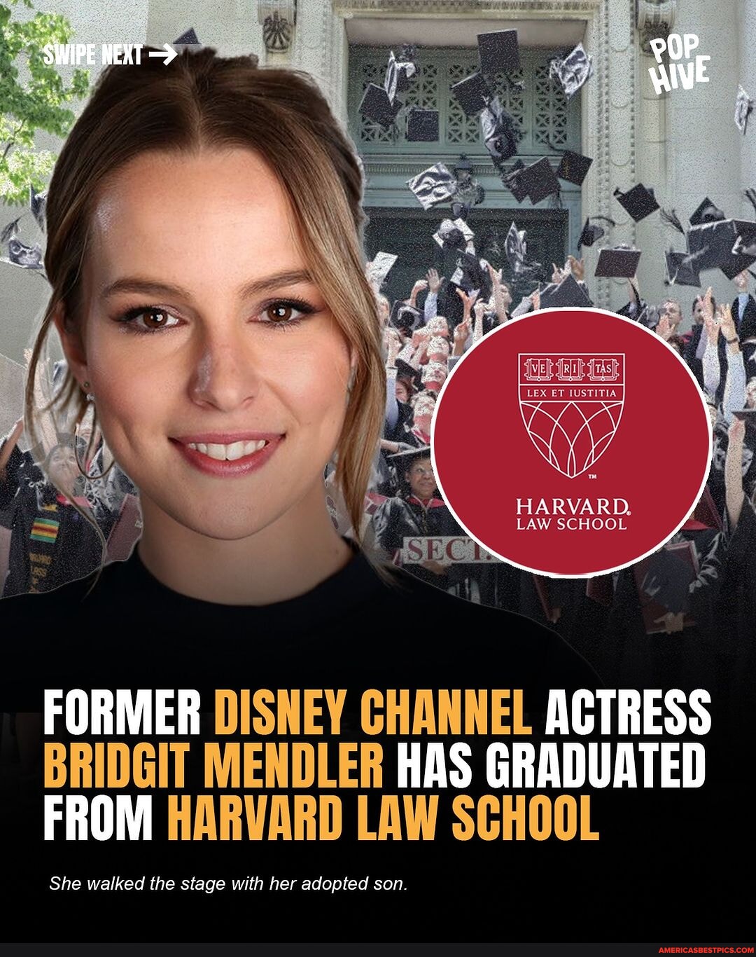 Congratulations BridgitMendler 🎓🎉 HARVARD, LAW SCHOOL FORMER DISNEY