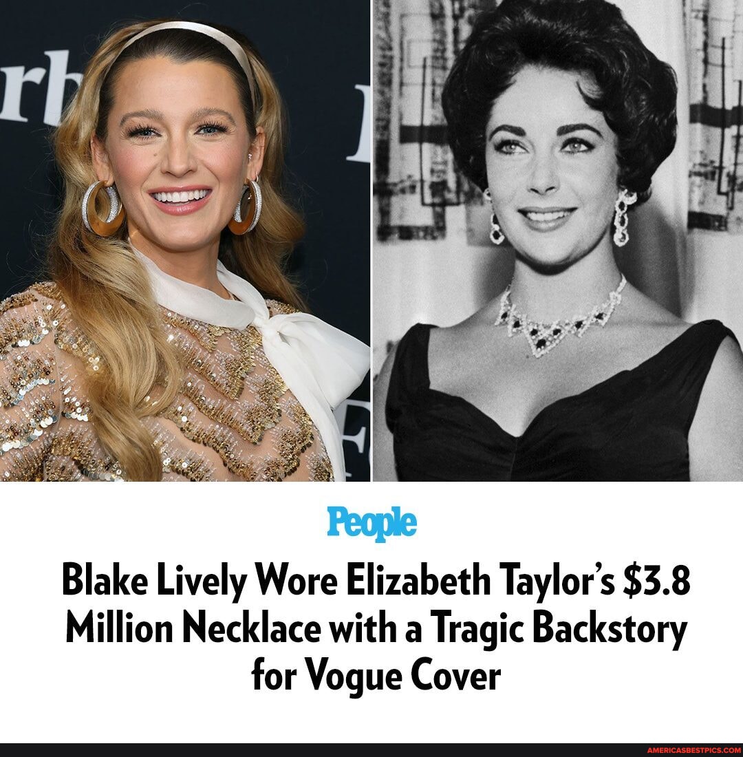 Blake Lively wore Elizabeth Taylor's ruby and diamond Cartier necklace