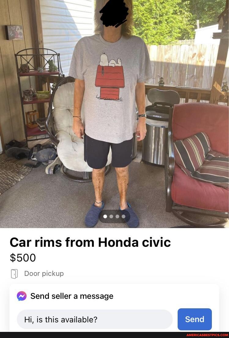 Car rims from Honda civic $500 Door pickup Send seller a message Hi, is ...