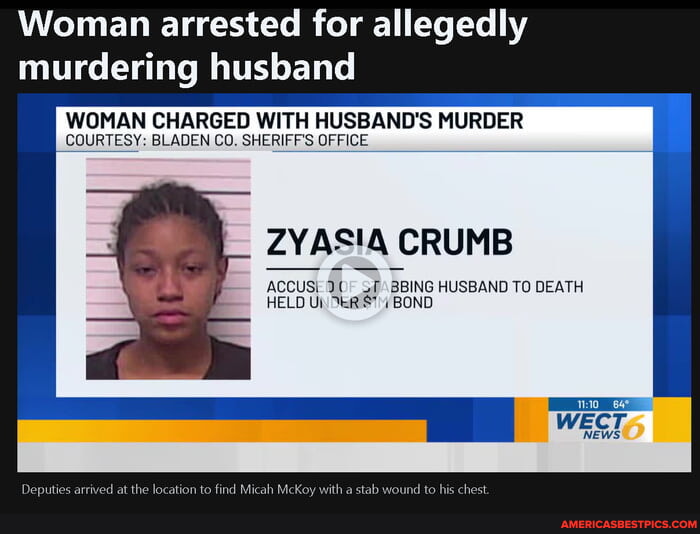 Woman arrested for allegedly murdering husband I WOMAN CHARGED WITH ...