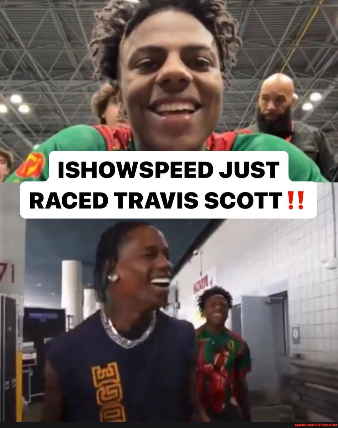 TravisScott races IShowSpeed - ISHOWSPEED JUST RACED TRAVIS SCOTT ...