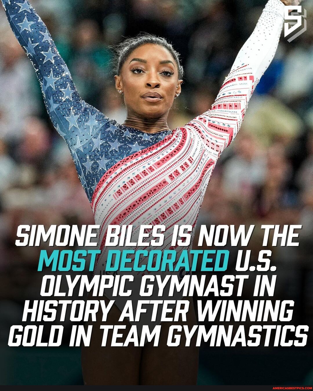 Simone Biles is now the most decorated U S Olympic gymnast in history